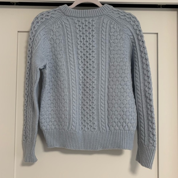 J.Crew Size Small Popcorn Bauble Cable Knit Sweater - Picture 4 of 5